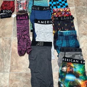 13 pair of American Eagle boxers / boxerbriefs / flex boxerbriefs